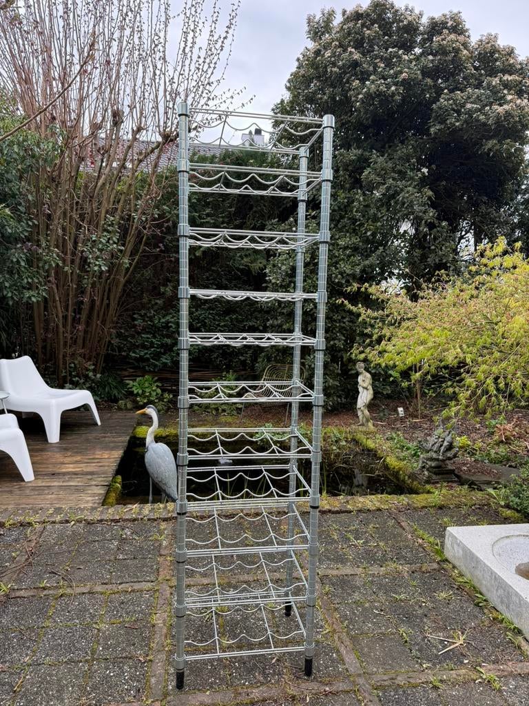 IKEA OMAR flessenrek / wijnrek groot en solide, Huis en Inrichting, Woonaccessoires | Wijnrekken, Ophalen, Zo goed als nieuw, 25 flessen of meer