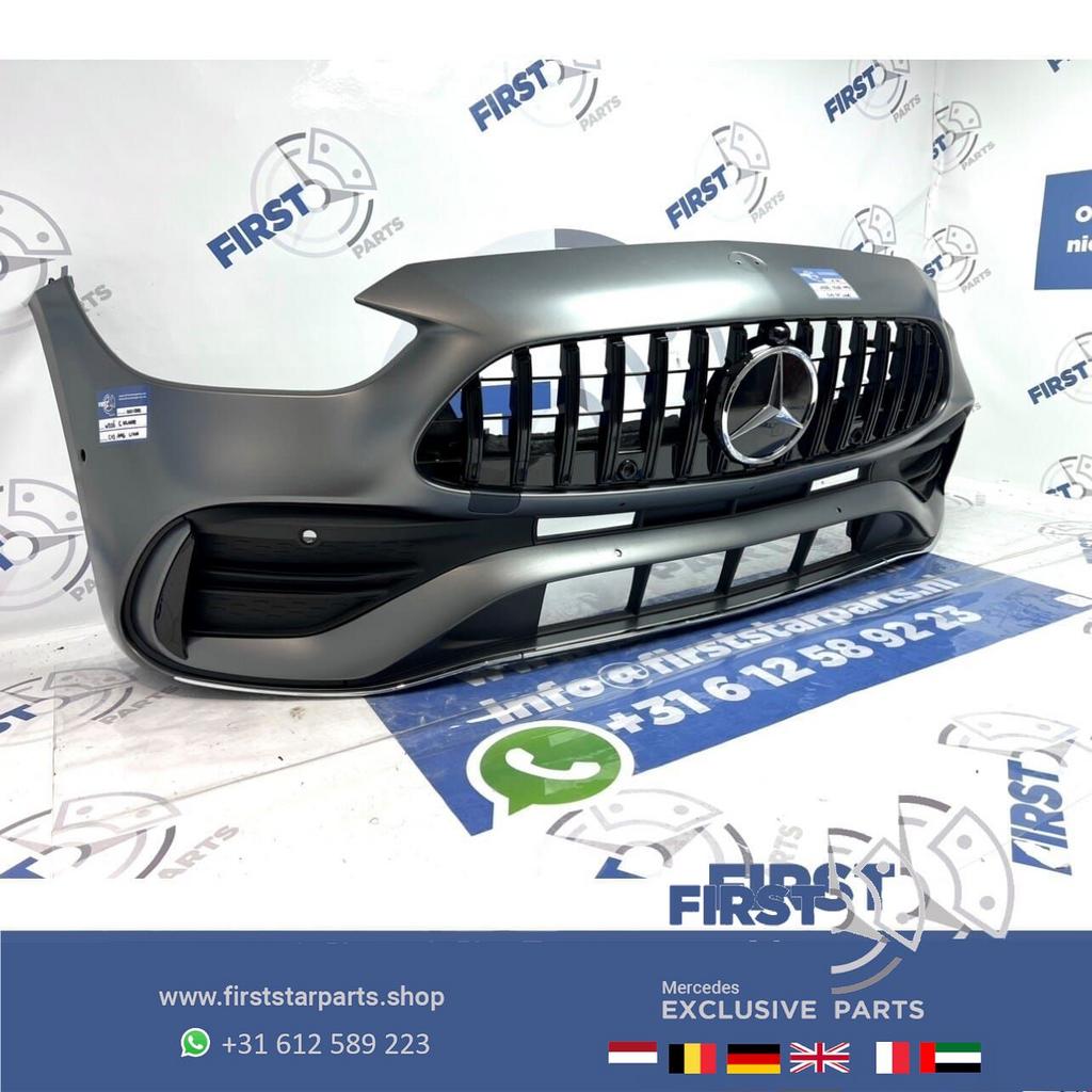 W206 BUMPER AMG VOORBUMPER + GT GRIL COMPLEET 2021-2025 MAT, Gebruikt, -, Voor, Ophalen of Verzenden