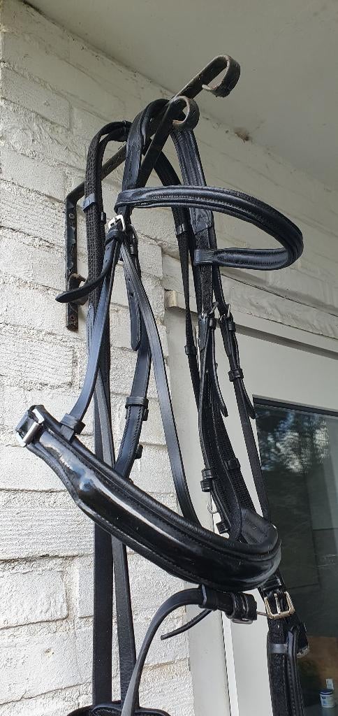 GEBRUIKT HOOFDSTEL MET LAKNEUSRIEM, MAAT COB, Dieren en Toebehoren, Paarden en Pony's | Hoofdstellen en Tuigage, Ophalen of Verzenden