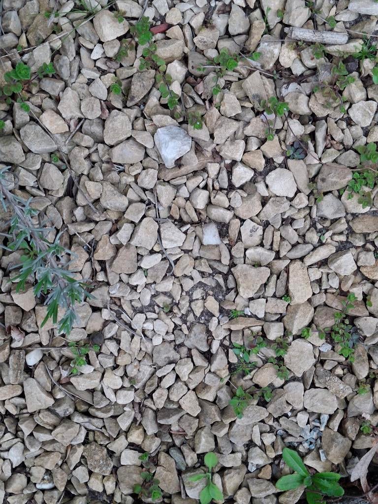 Siersteentjes  4m², Tuin en Terras, Grind, Keien en Split, Ophalen, Gebruikt