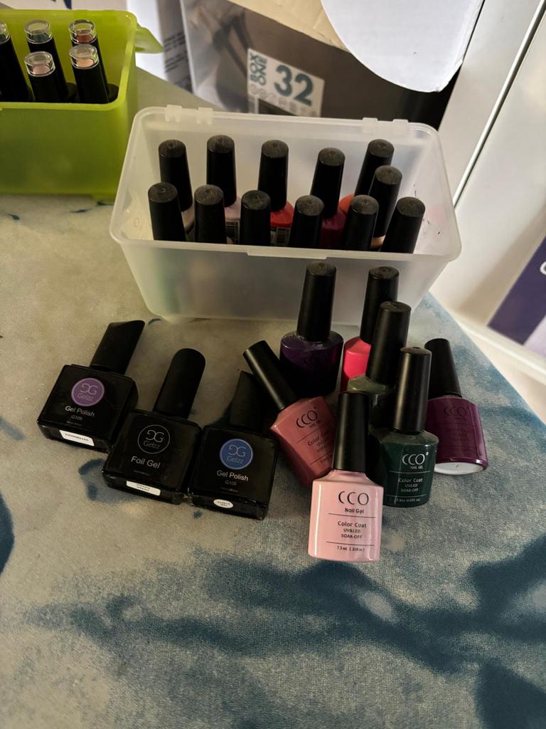 Gellak collectie te koop, Overige kleuren, Ophalen of Verzenden, Zo goed als nieuw, Handen en Nagels