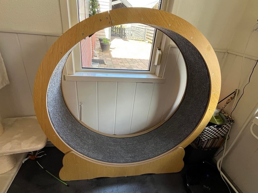 Katten loopwiel/rad, Dieren en Toebehoren, Ophalen, Zo goed als nieuw