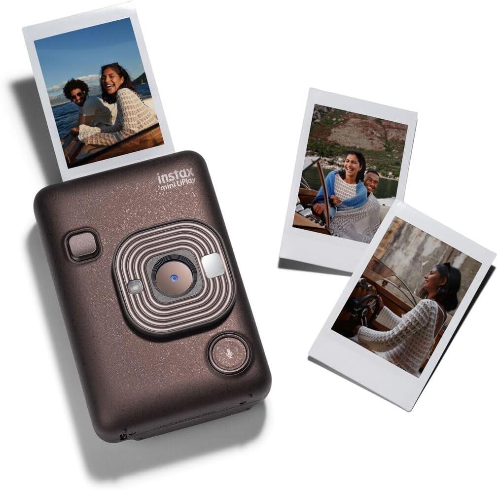 Instax Mini LiPlay Deep Bronze - Nieuw in doos, Ophalen of Verzenden, Nieuw, Compact, Fuji