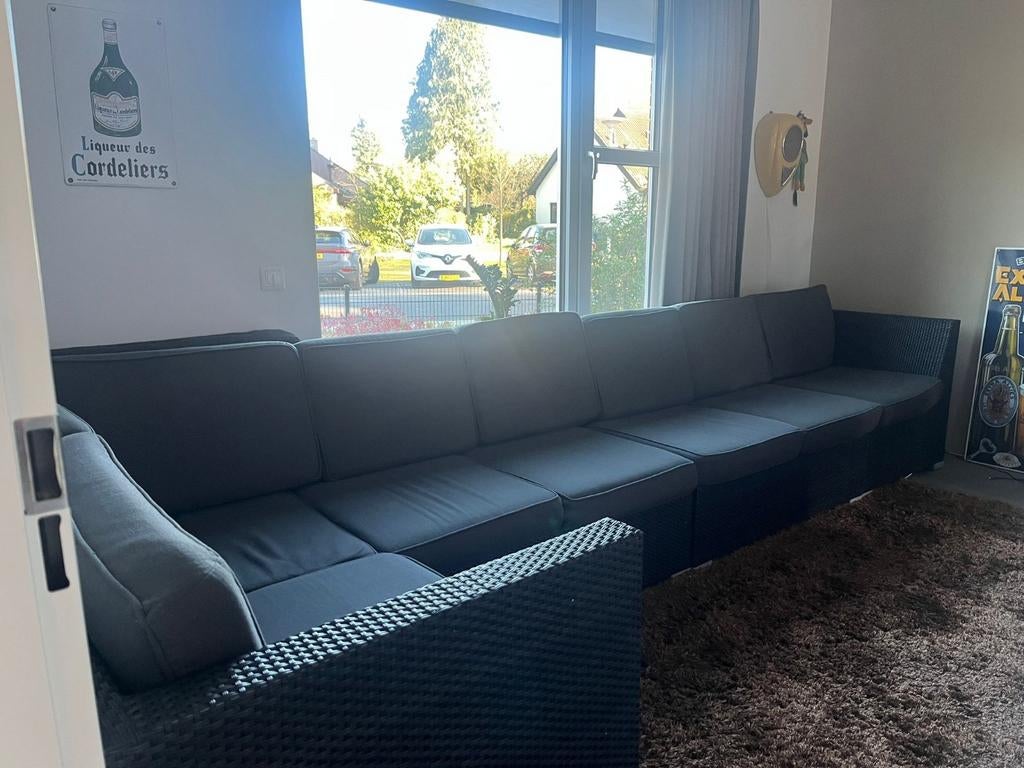 4 SO loungebank tuinbank, Ophalen of Verzenden, 150 cm of meer, Vierpersoons of meer