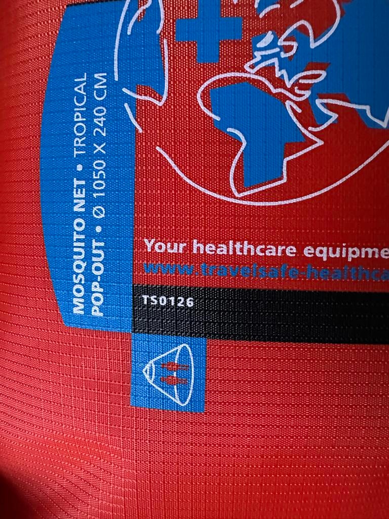 TravelSafe Geïmpregneerde Klamboe 2-persoons - Zo goed als n, Ophalen of Verzenden, Zo goed als nieuw