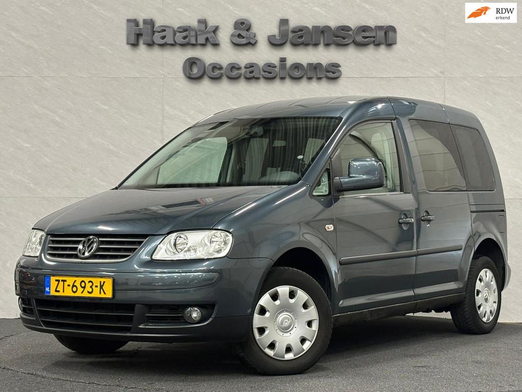 Volkswagen Caddy 1.6 5Persoons Trekhaak achteruitcamera stoe, Auto's, Voorwielaandrijving, Gebruikt, Overige modellen, 4 cilinders