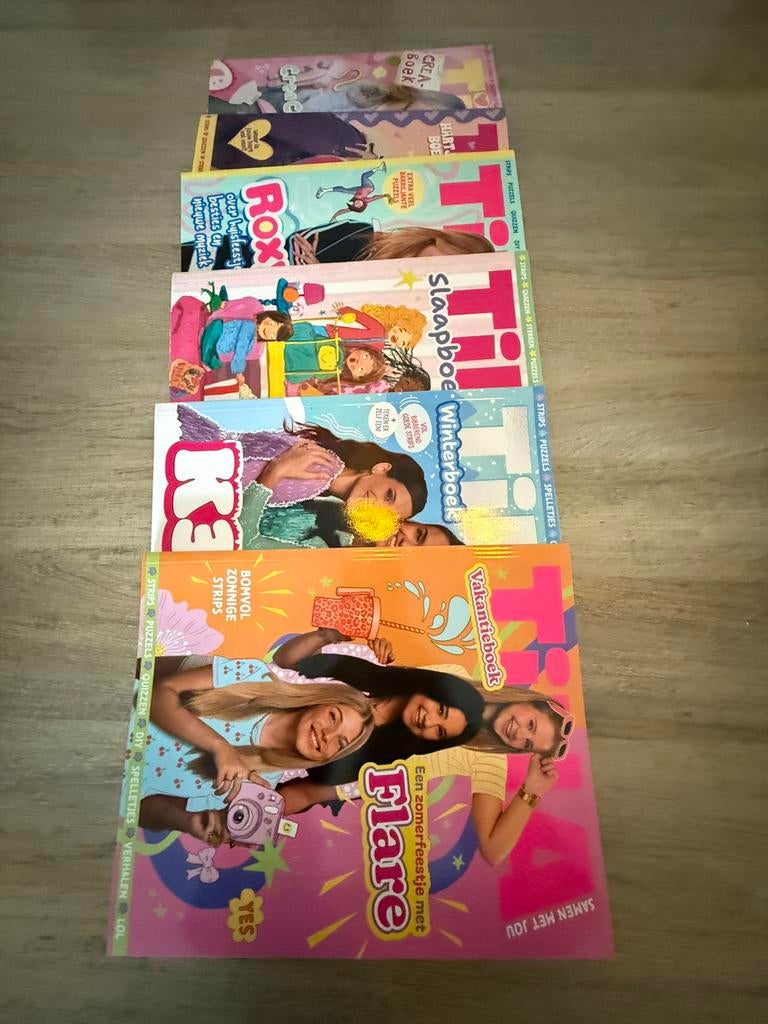 6 Tina boeken: Roxy,Crea,Hartjes,Slaap,Winter,Vakantie, Meerdere comics, Ophalen of Verzenden, Zo goed als nieuw, Europa