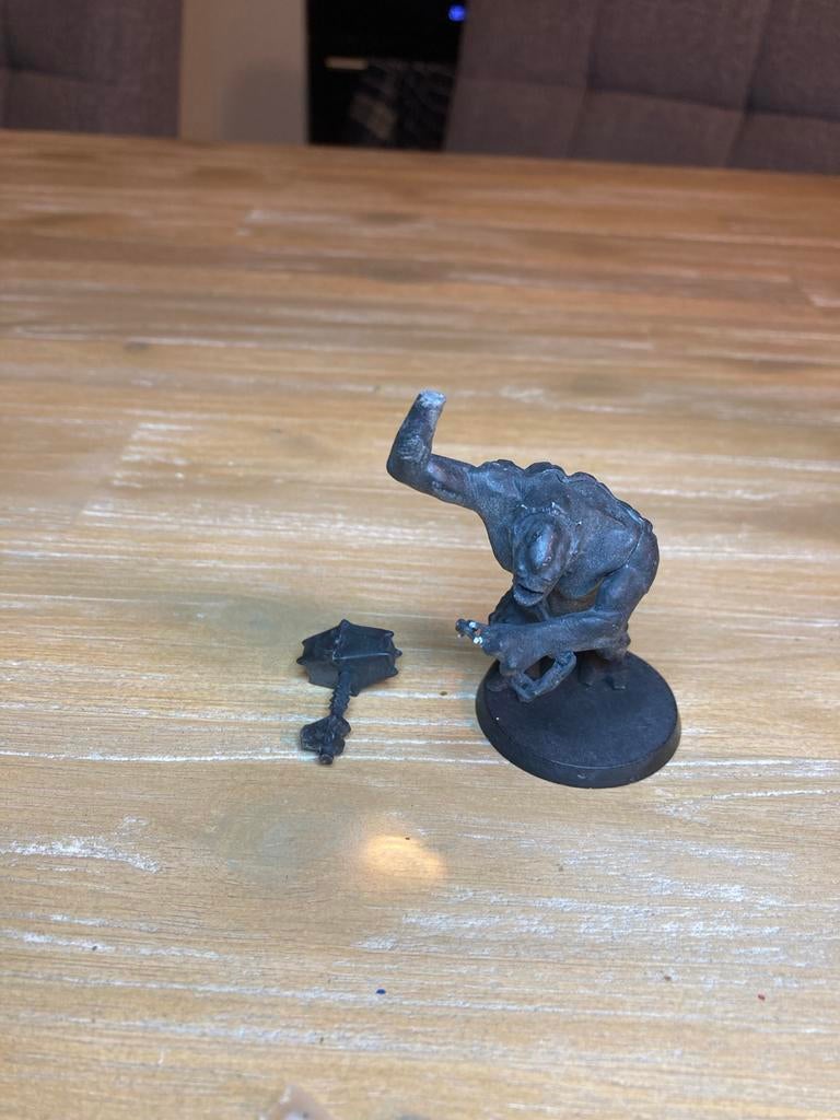 Cave troll - Middle Earth Strategy Battle Game - MESBG, Ophalen of Verzenden, Gebruikt, Lord of the Rings, Figuurtje(s)