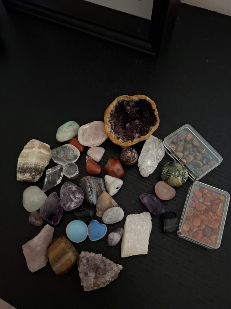 Diverse Edelstenen Collectie - Perfect voor Verzamelaars, Ophalen, Zo goed als nieuw