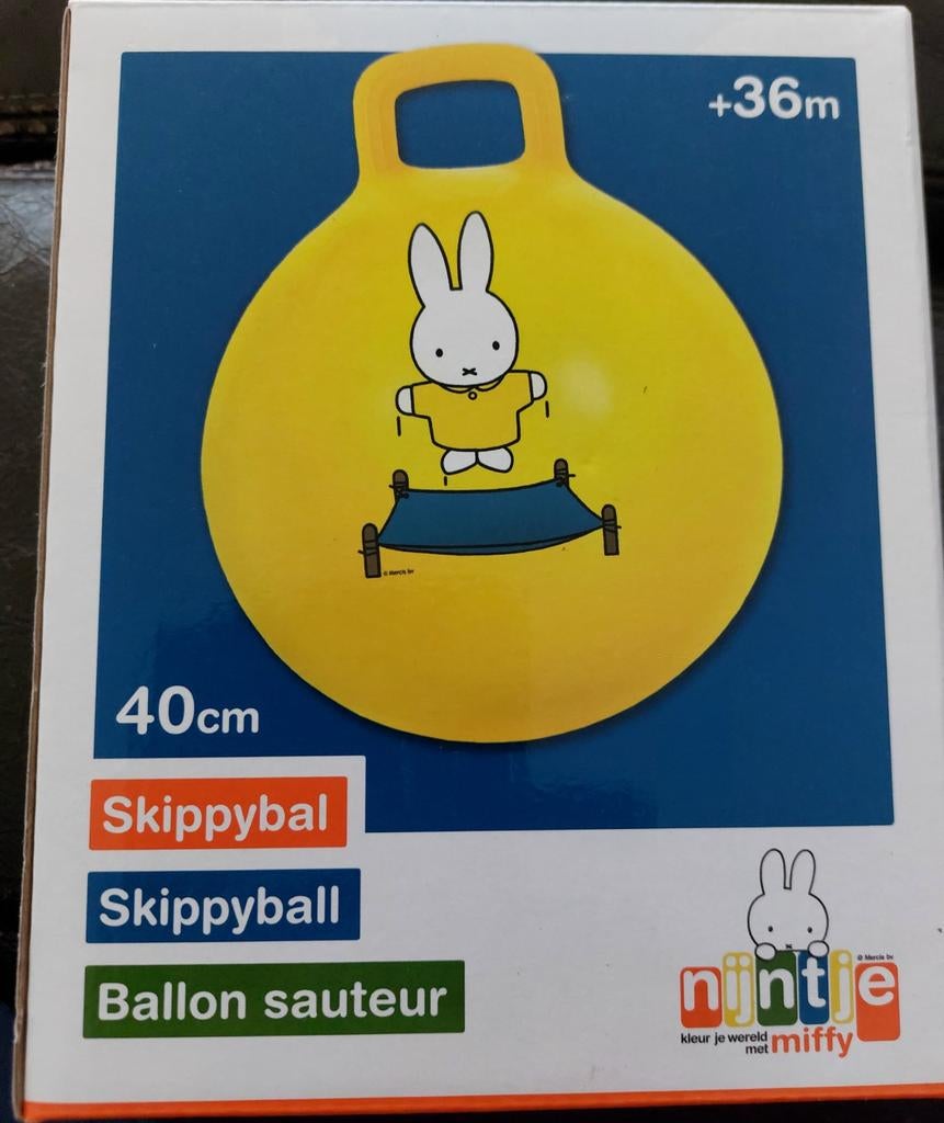Nijntje Skippybal - Geel - 40cm - Nieuw in doos, Ophalen of Verzenden, Nieuw
