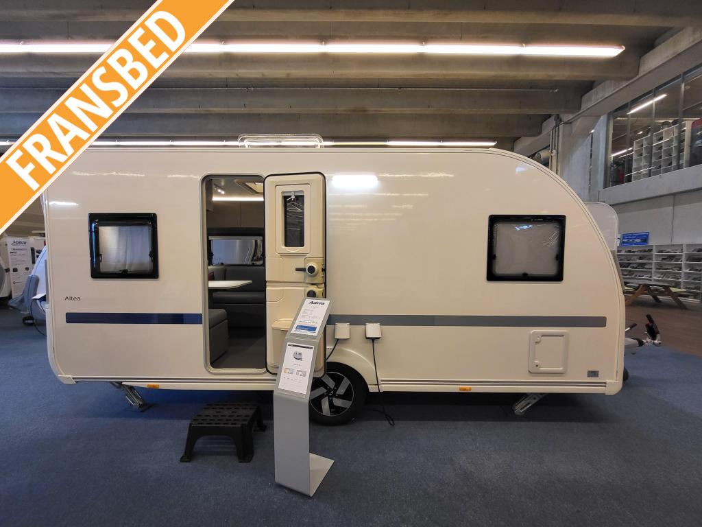 Adria Altea 472 PU; vloerverwarming, polyester wanden+dak, Rondzit, Bedrijf, Schokbreker, Tot en met 4