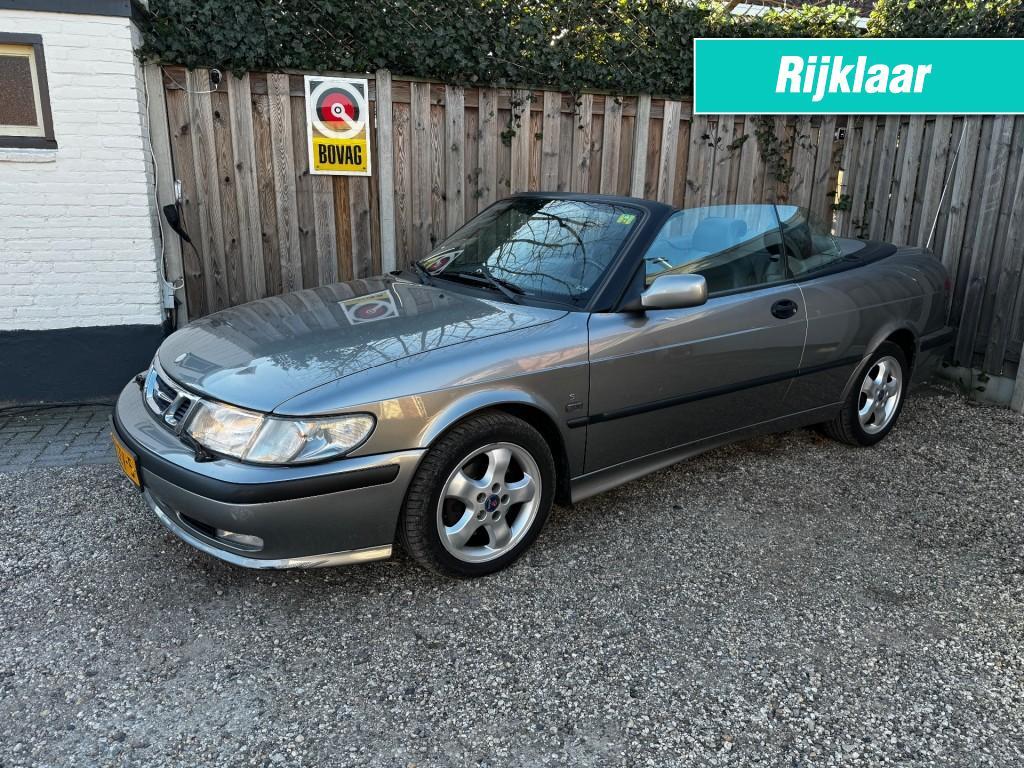 Saab 9-3 2.0t s leer automaat trekhaak, Auto's, Gebruikt, 4 cilinders, 4 stoelen, 10 km/l