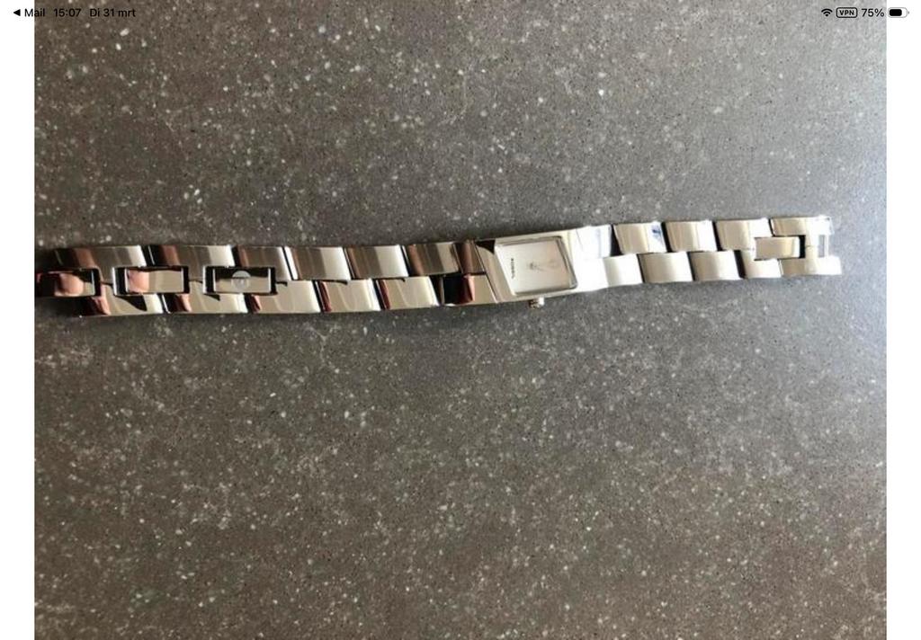 Dames-horloge van Fossil., Staal, Staal, Fossil, Polshorloge