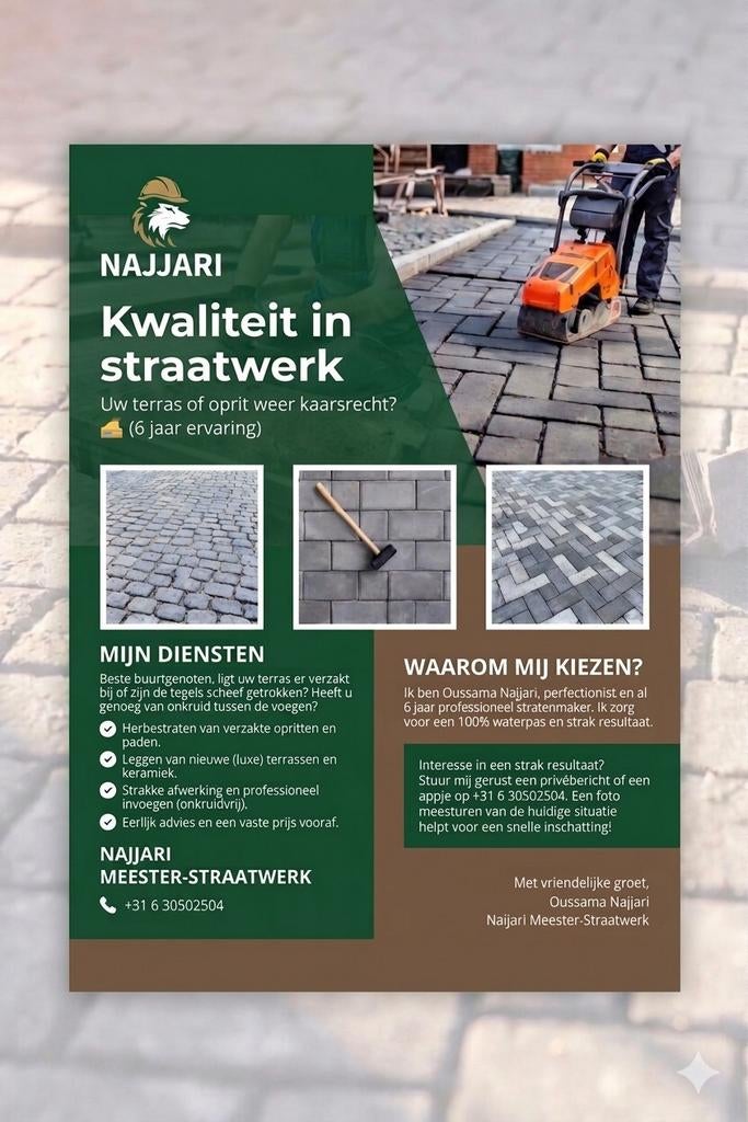 Meester Stratenmaker voor de beste kwaliteit, 60 cm of meer, Ophalen of Verzenden, 10 m² of meer, Vloertegels