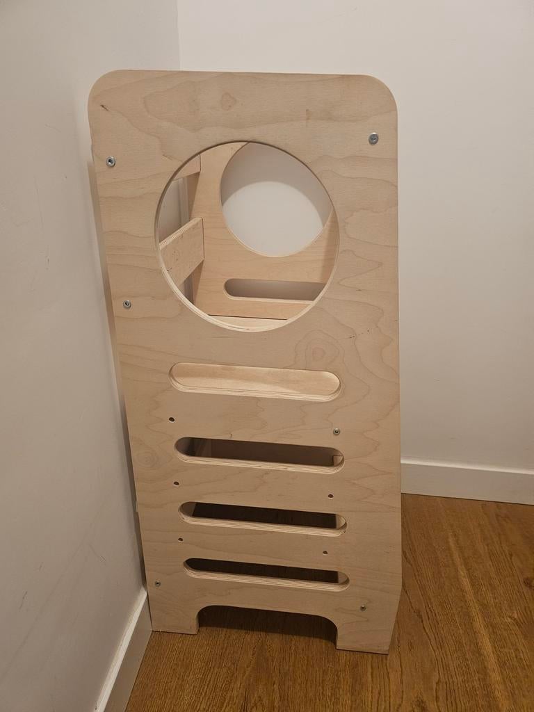 Babywood Leertoren - Montessori Keukenhulp, Ophalen, Zo goed als nieuw, Overige typen