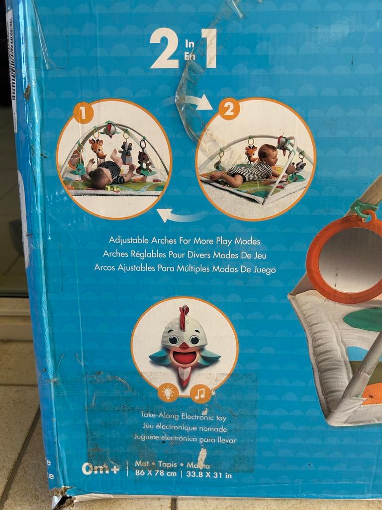 Tiny Love Babygym Gymini Deluxe - Nieuw in doos!, ., Nieuw, Ophalen of Verzenden, Met geluid