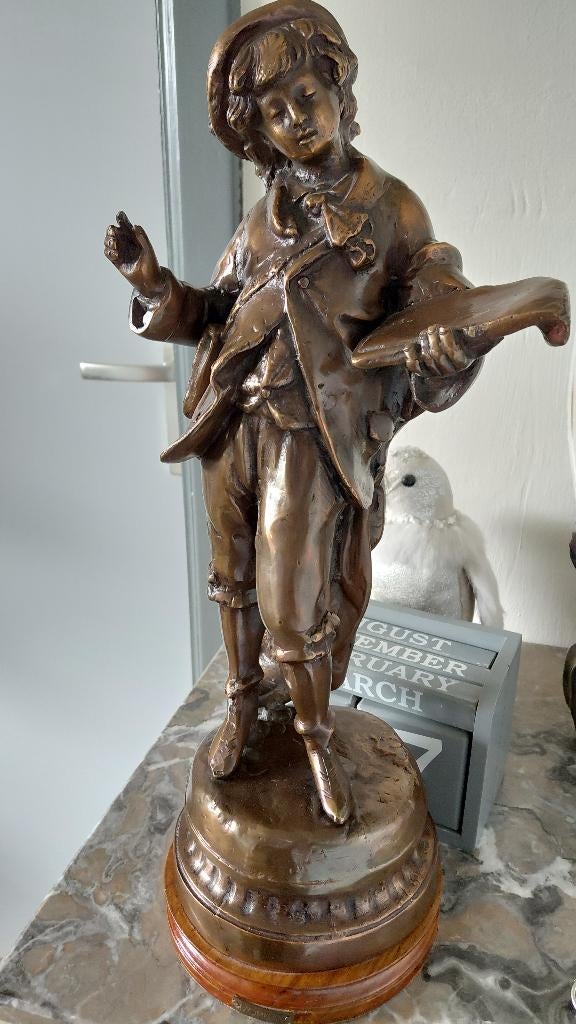 Bronzen beeld moreau, Ophalen, Brons