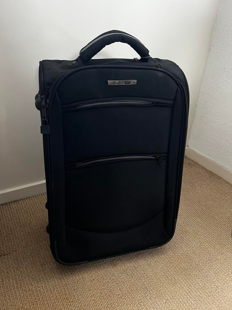 Trolly “alflora”zwart.50-35-25, Ophalen of Verzenden, Zo goed als nieuw, Hard kunststof, Wieltjes