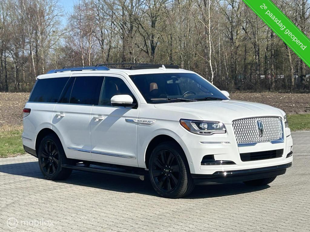 Lincoln Navigator Black Label 7 Pers Grijs kenteken mogelijk, Automaat, Overige carrosserieën, 7 stoelen, Wit