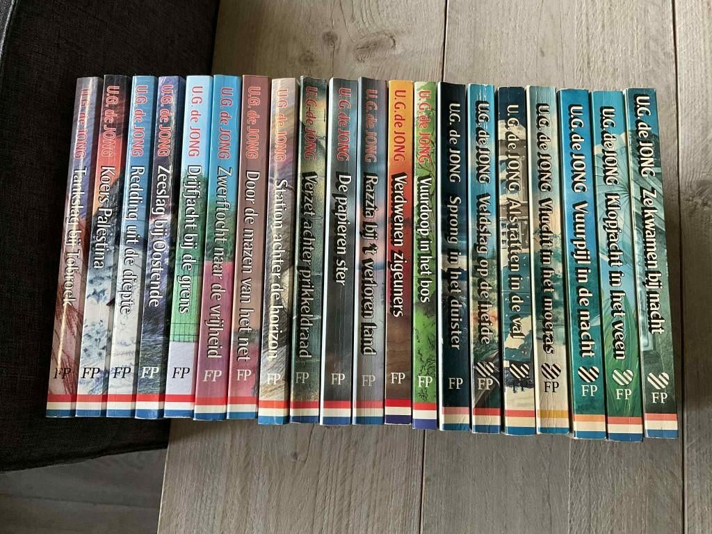 U.G de Jong: 20x De jonge geuzen, complete serie. goede st., U.G de Jong, Ophalen of Verzenden, Algemeen, Tweede Wereldoorlog