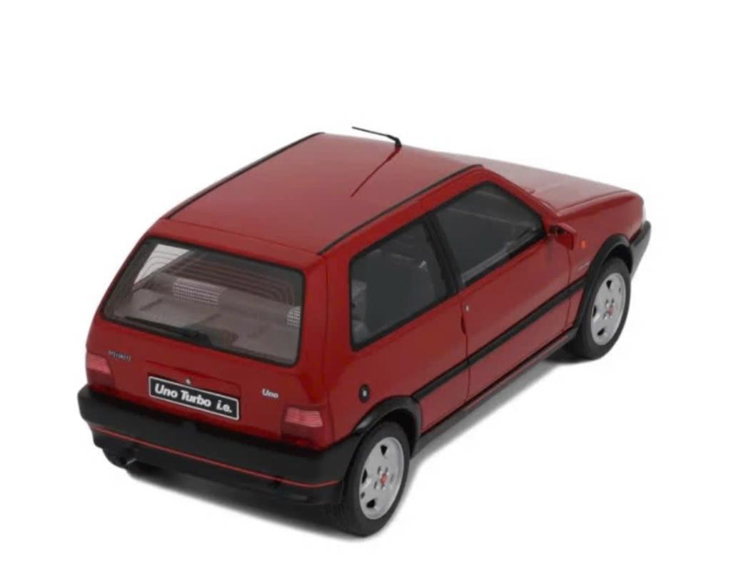 FIAT UNO TURBO IE ROOD 1990 OTTO MOBILE SCHAAL 1/18 OT487, Verzenden, Nieuw, Auto, OttOMobile