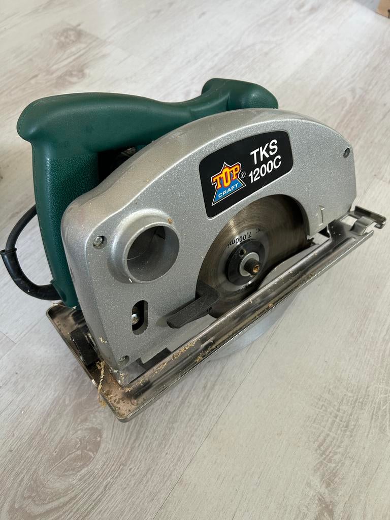 Top Craft TKS 1200C Cirkelzaag, Ophalen, Cirkelzaag, 70 mm of meer, Zo goed als nieuw