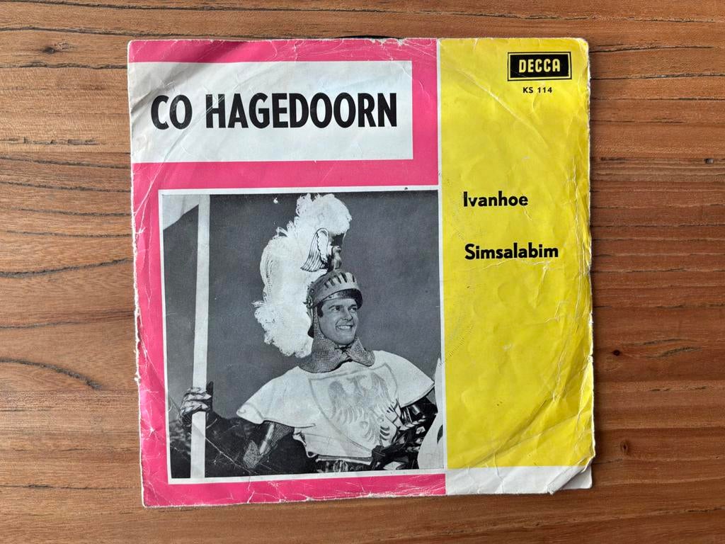 Co Hagedoorn - Ivanhoe / Simsalabim single, Ophalen of Verzenden, Gebruikt, Kinderen en Jeugd