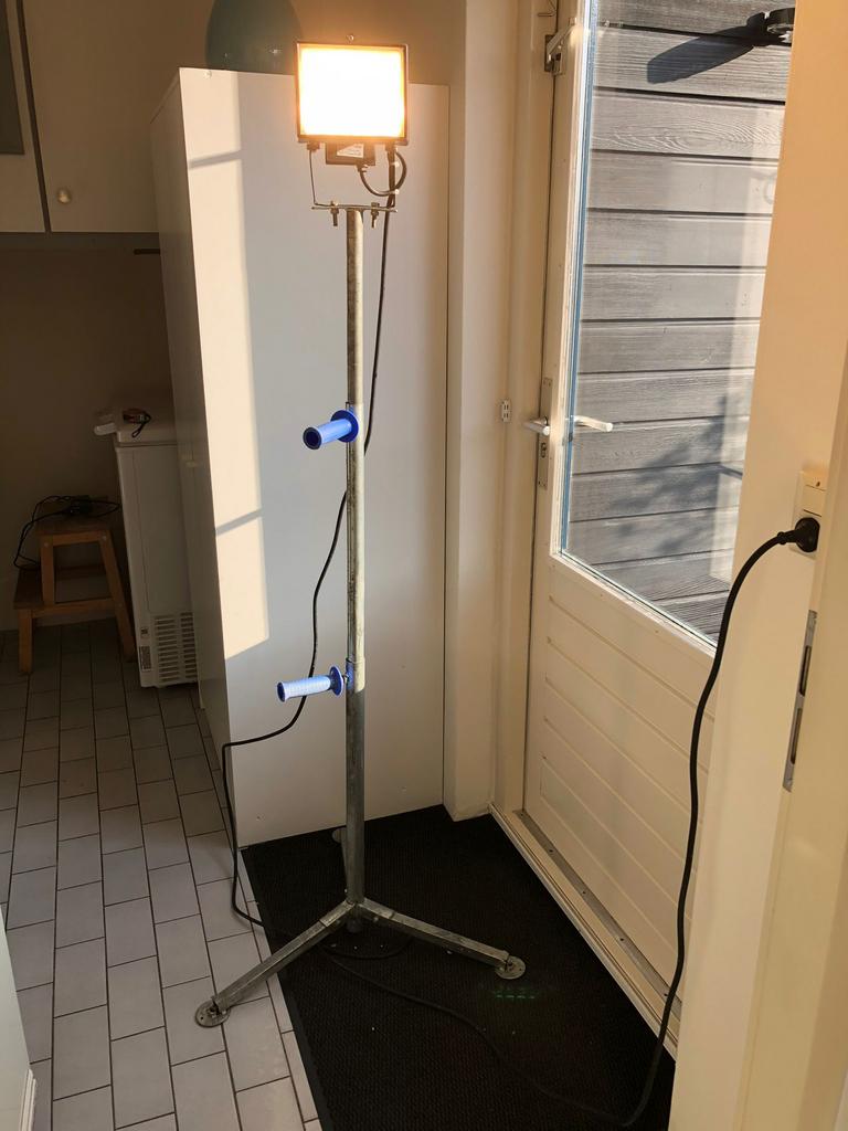 Bouwlamp, Ophalen, Zo goed als nieuw