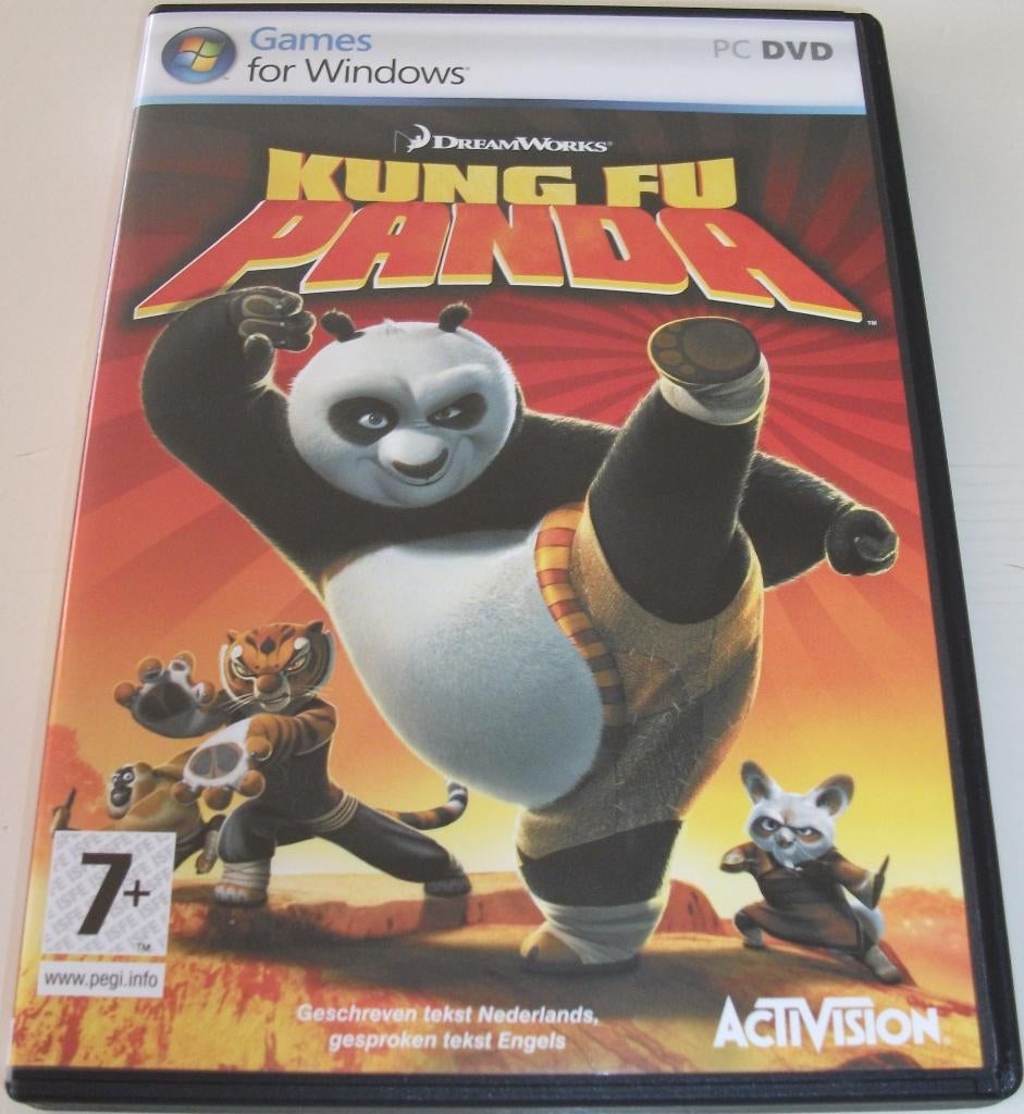 PC Game *** KUNG FU PANDA *** Kung Fu, Panda-stijl, Avontuur en Actie, 1 speler, Ophalen of Verzenden, Zo goed als nieuw