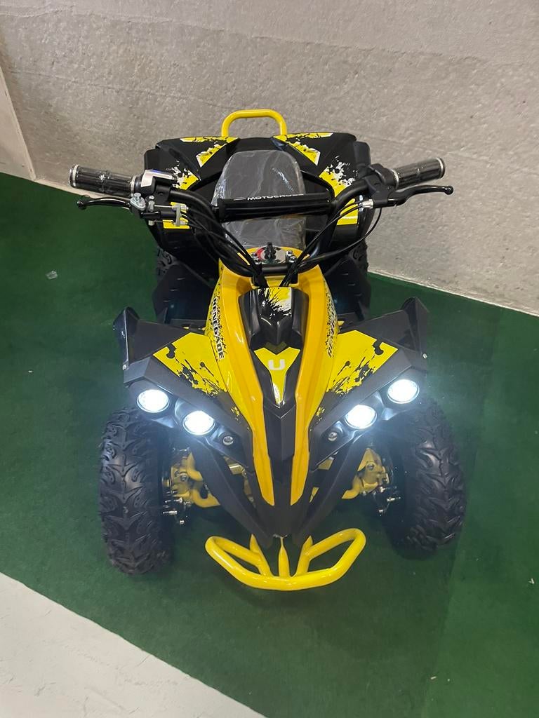 Nieuwe Ultra 1000 watt 48V elektrische gele midi kinder quad, Ophalen, Nieuw, De kooi, Ultra