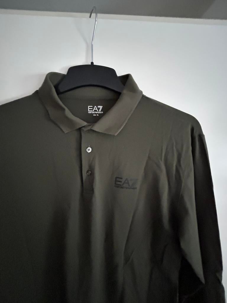 EA7 polo maat xl polo is 2x gedragen, Ophalen of Verzenden, Zo goed als nieuw, Maat 56/58 (XL), Groen