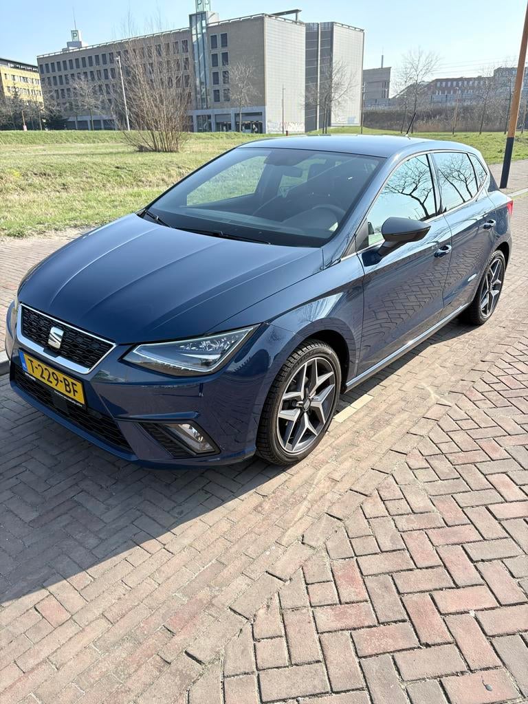Seat Ibiza exellence 1.0 TSI 70KW 5-DRS 2018 Blauw, 40 €/maand, Euro 6, 95 pk, Blauw