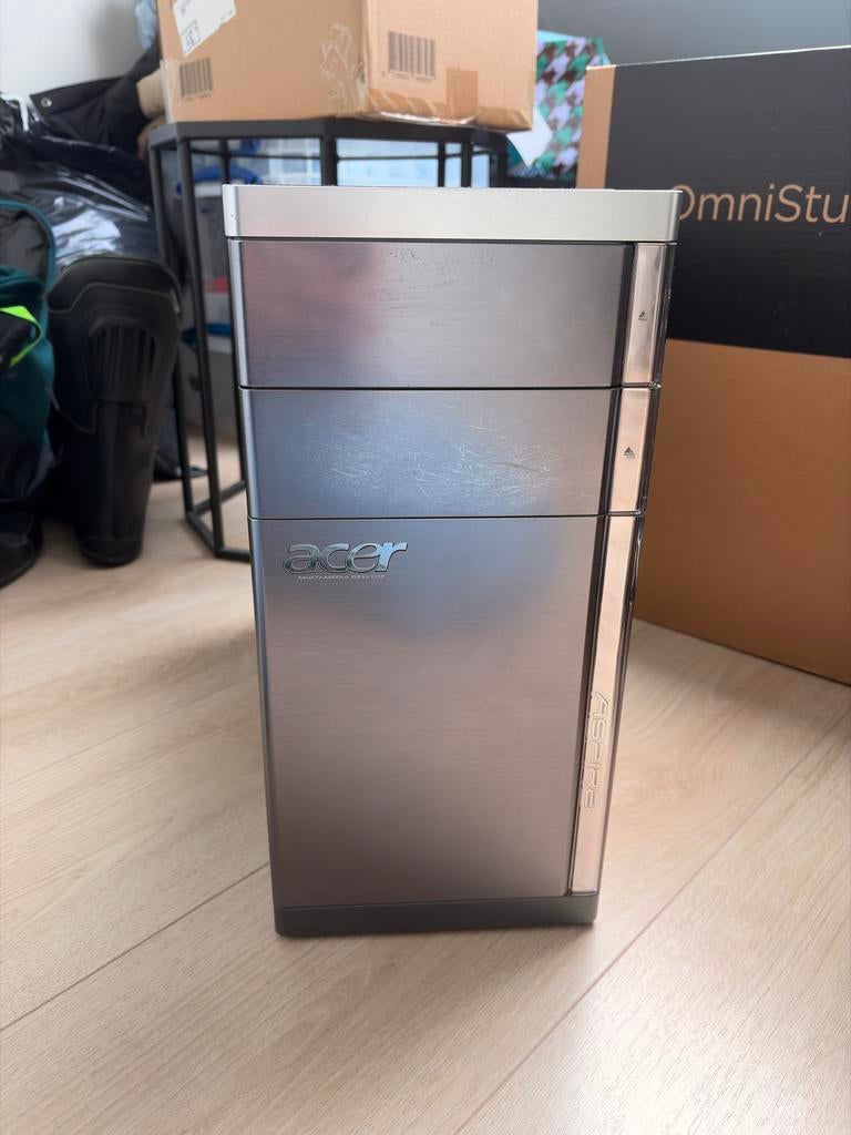 Acer desktop PC met monitor, toetsenbord en muis, Computers en Software, Desktop Pc's, Ophalen of Verzenden, Gebruikt, Met monitor