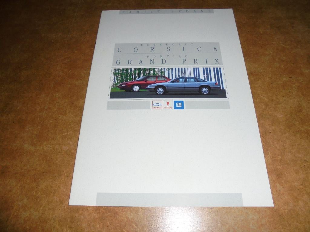 brochure Chevrolet Corsica/Pontiac Grand Prix  1993, Ophalen of Verzenden, Nieuw, Chevrolet