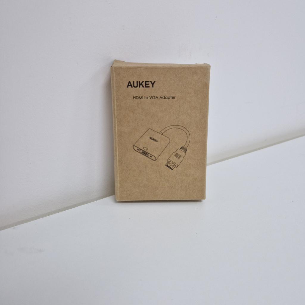 Aukey - HDMI naar VGA - VGA kabel - 1080P - Zwart, Niet ingevuld, Niet ingevuld, Nieuw, Ophalen of Verzenden