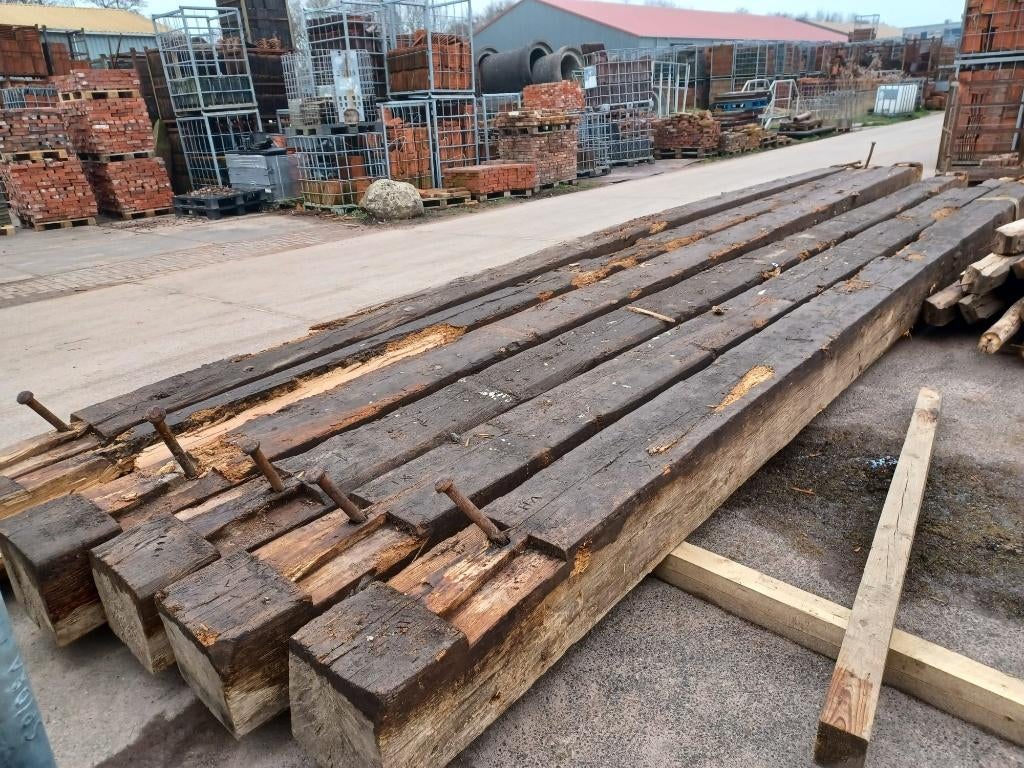 Gebinten Amerikaans grenen, Ophalen, Gebruikt, Grenen, Balk