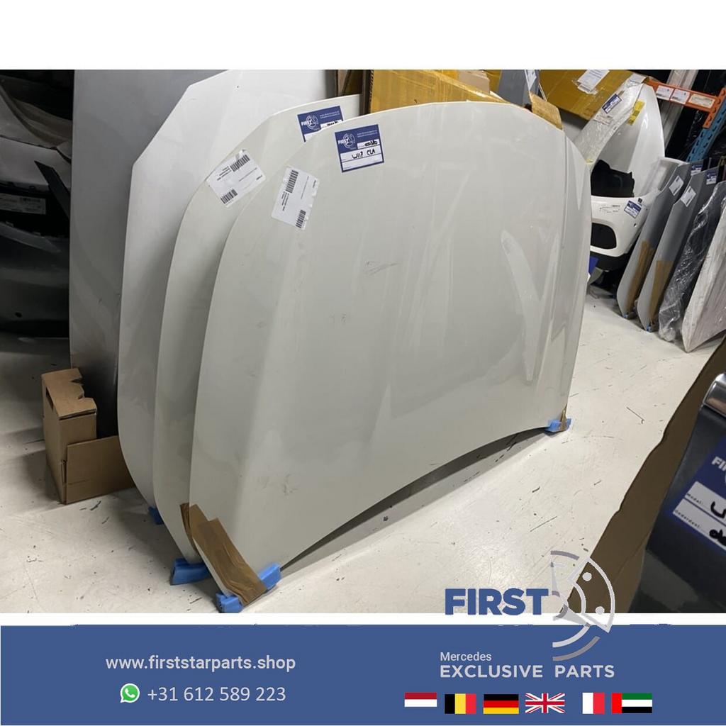 W117 CLA motorkap wit origineel Mercedes 2013-2019, Gebruikt, -, Voor, Ophalen of Verzenden