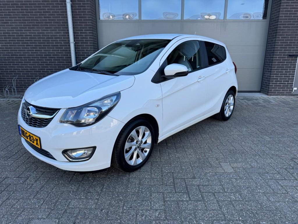 Opel KARL 1.0 ecoFLEX COSMO  half leer -groot display - airc, Auto's, Opel, Voorwielaandrijving, 839 kg, Gebruikt, Euro 6