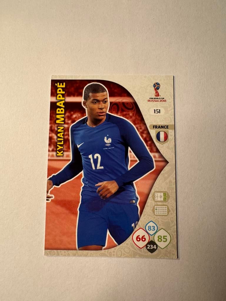 Kylian Mbappe WK 2018 Panini, Ophalen of Verzenden, Nieuw, Plaatje