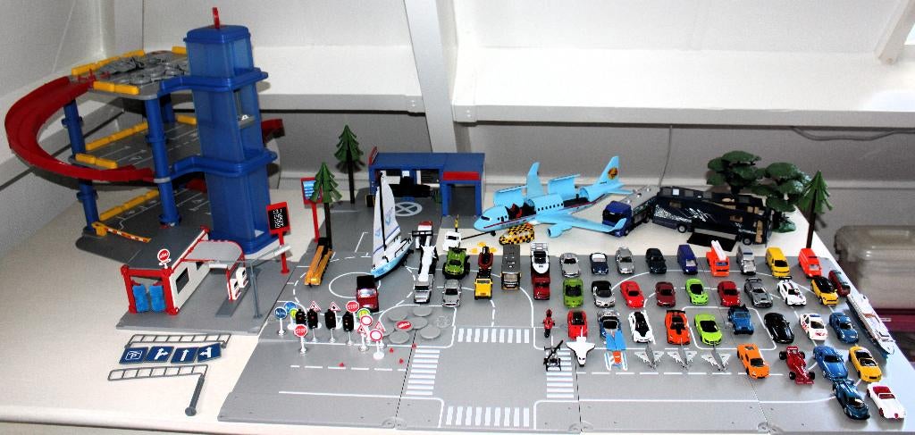 NIEUW 100+ stuks Siku speelgoed auto's speelset garage wegen, Ophalen of Verzenden, Nieuw