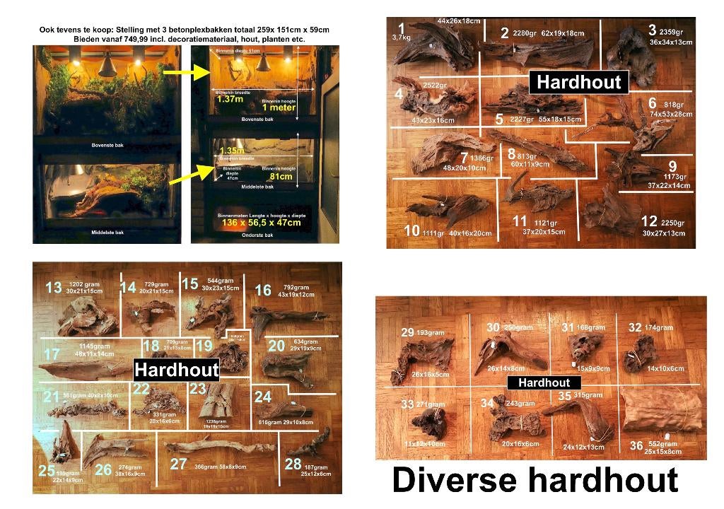 Terrarium Decoratie, Benodigdheden Kurkschors Rotsen en Meer, Dieren en Toebehoren, Reptielen en Amfibieën | Toebehoren, Zo goed als nieuw
