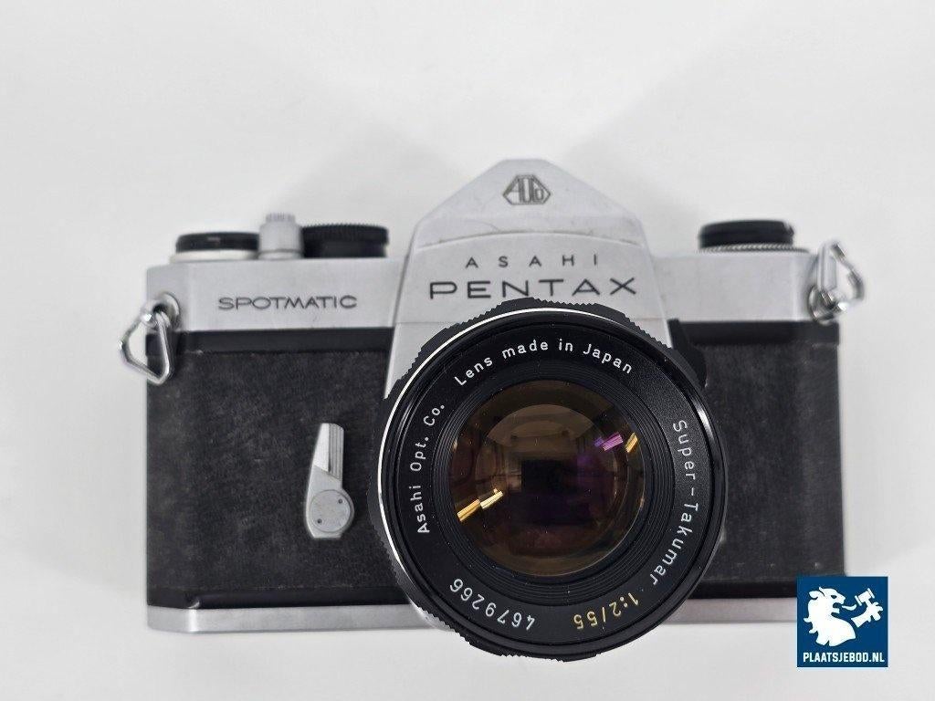 Asahi Pentax Spotmatic w/ Super Takumar 55m, Ophalen of Verzenden, Gebruikt, Spiegelreflex, Pentax