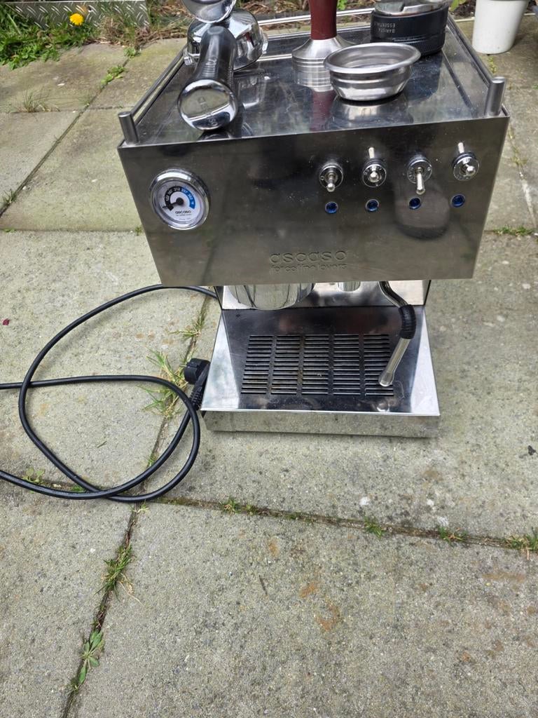 Te koop ascaso koffiemachine, Witgoed en Apparatuur, Koffiezetapparaten, Ophalen of Verzenden, Koffiemachine