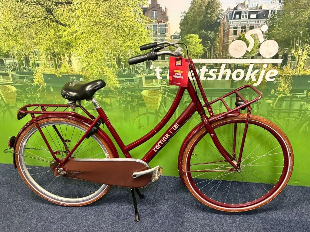 Fietshokje Raaks: Cortina Utility Transport Damesfiets 50cm