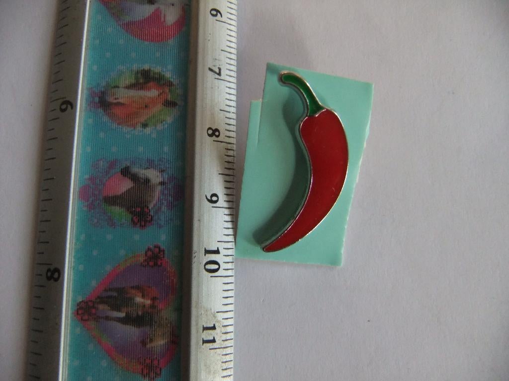 Nieuwe metalen pin( speldje) rode peper, Verzenden, Nieuw, Overige onderwerpen