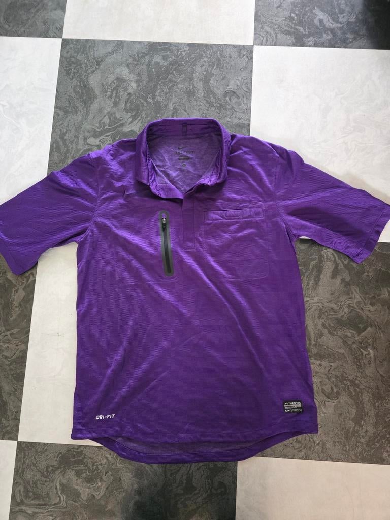 Voetbal scheidsrechter shirt paars - Nike Dri-Fit, Ophalen of Verzenden