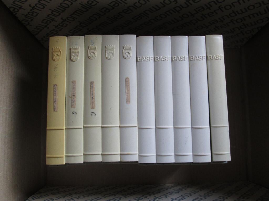 10 BASF 15cm bandrecorderbanden. Koopje, Ophalen of Verzenden, Onderdeel, Met banden