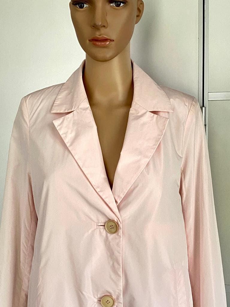 J340 Creenstone maat 36=S jas zomerjas regenjas trenchcoat, Creenstone, Ophalen of Verzenden, Zo goed als nieuw, Roze