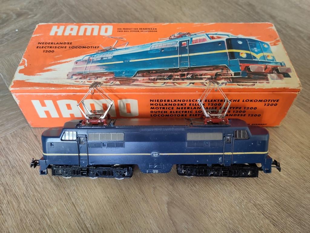 Märklin 3051 NS 1219 HAMO 8351, Wisselstroom, Locomotief, Ophalen of Verzenden, NS