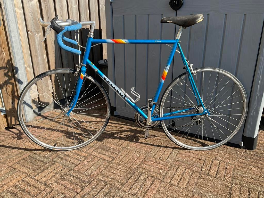 vintage Peugeot aubisque racefiets, Ophalen